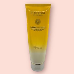 L'occitane Immortelle Divine Foaming Cleansing Cream 4.9oz Used